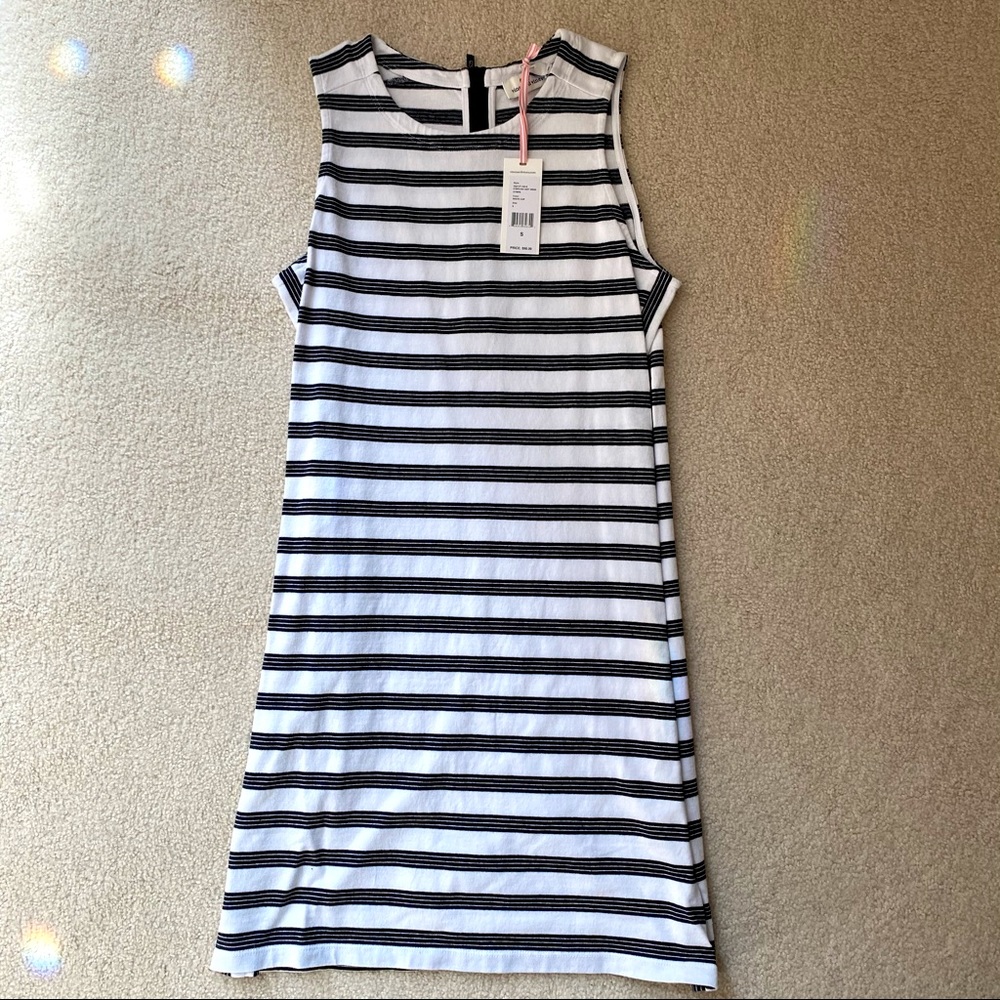 NWT Vinyard Vines Black and White Striped Dress